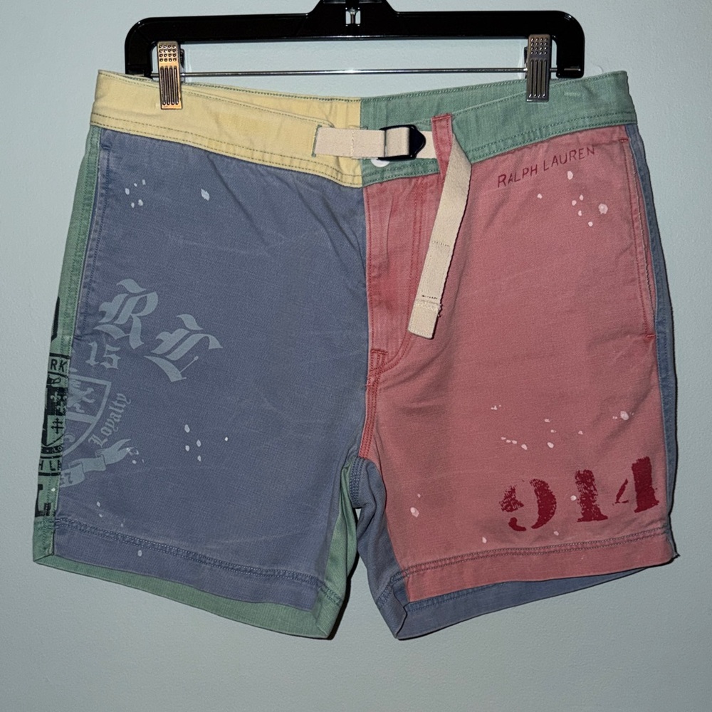 Ralph Lauren Colorful Patchwork Shorts